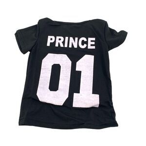 New Team Prince 01 Short Sleeve T-Shirt Size Small Little Kids Toddler Black S